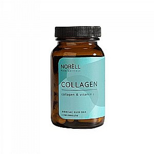 60 כמוסות קולגן איכותי בתוספת ויטמין סי | Norell Collagen 60 כמוסות קולגן איכותי בתוספת ויטמין סי | Norell Collagen