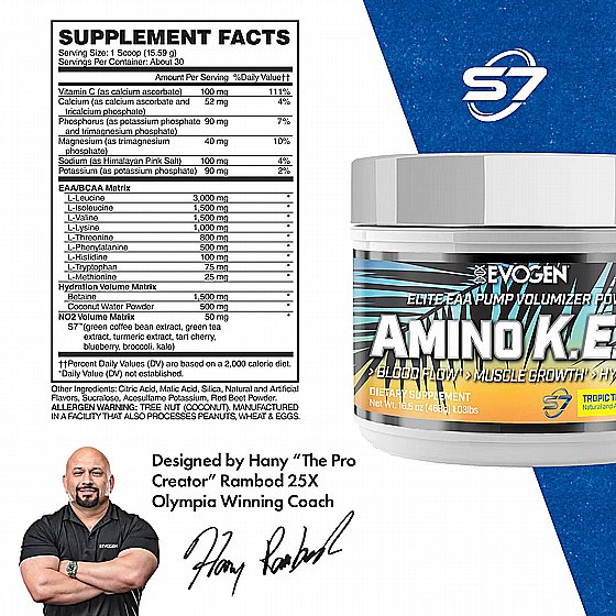 AMINO K.E.M ���� EVOGEN � ����� ���� �� EAA, BCAA ����� ������ | ������