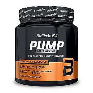 BioTechUSA Pump Caffeine Free | טרום אימון ללא קפאין (330 גרם) BioTechUSA Pump Caffeine Free | טרום אימון ללא קפאין (330 גרם)