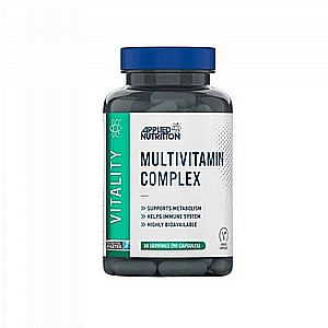 Applied Nutrition Multi-Vitamin Complex – מולטי ויטמין קומפלקס | 90 כמוסות (30 מנות) Applied Nutrition Multi-Vitamin Complex – מולטי ויטמין קומפלקס | 90 כמוסות (30 מנות)