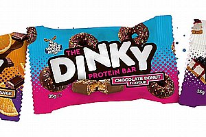 🟦 Muscle Moose Dinky Protein Bar | חטיפי חלבון דינקי קראנצ'יים (מארז 12 יחידות × 35 גרם) 🟦 Muscle Moose Dinky Protein Bar | חטיפי חלבון דינקי קראנצ'יים (מארז 12 יחידות × 35 גרם)
